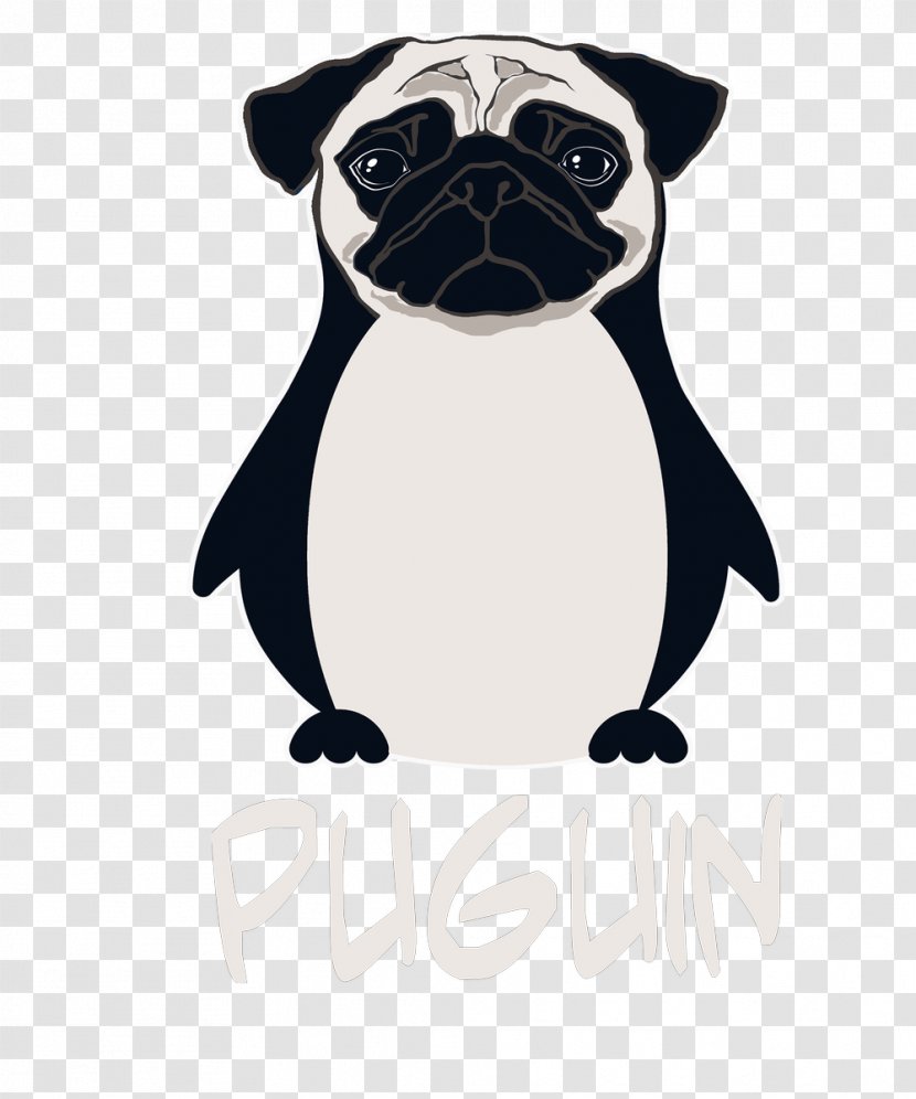 Pug Puppy Dog Breed Companion Penguin - Love Transparent PNG