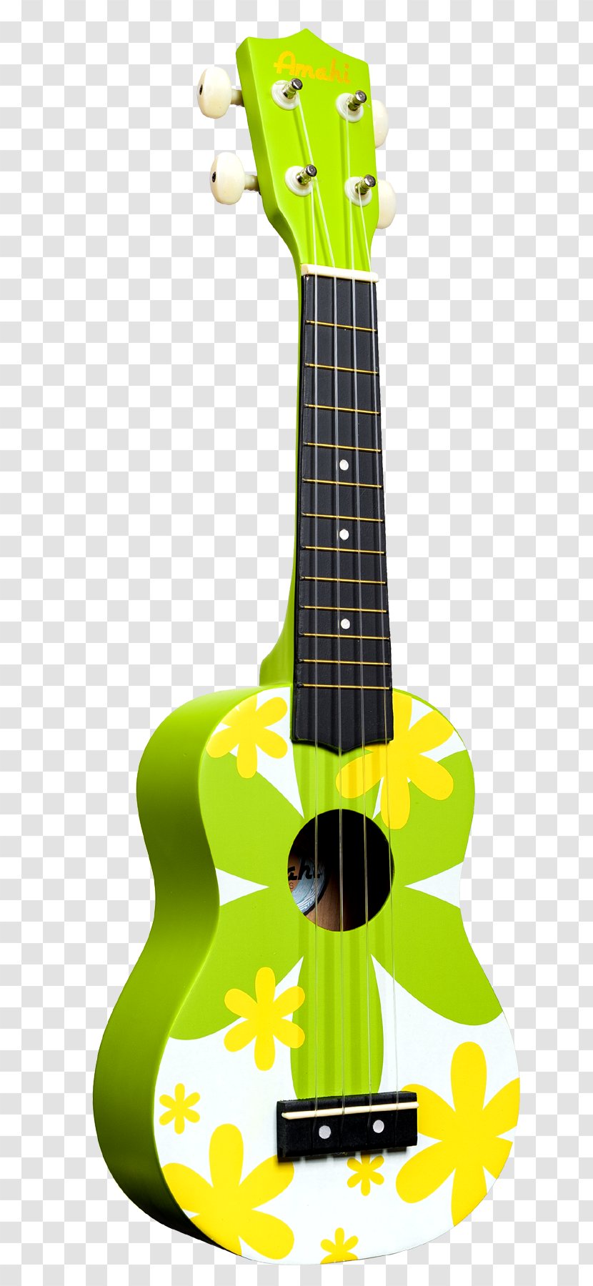Ukulele Music Guitar Flower Design - Soprano - I Love You Lord Transparent PNG