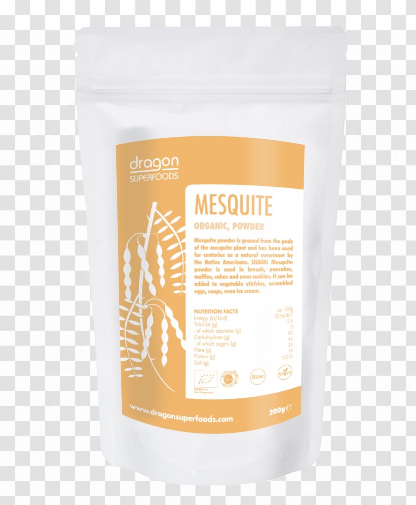 Superfood Dietary Supplement Raw Foodism Mesquite - Powder Transparent PNG