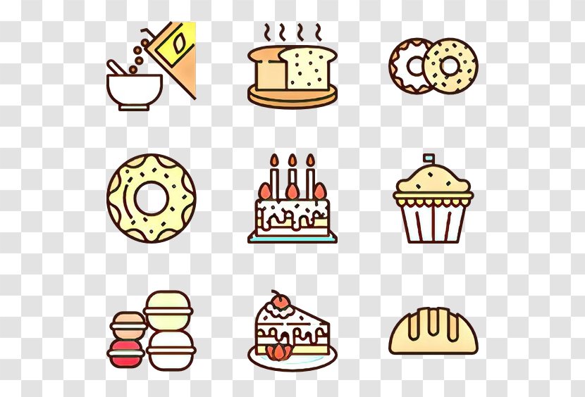 Yellow Font Cake Decorating Supply Clip Art Transparent PNG