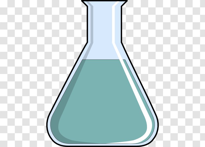 Laboratory Flask Erlenmeyer Volumetric Beaker Clip Art - Chemistry - Token Cliparts Transparent PNG