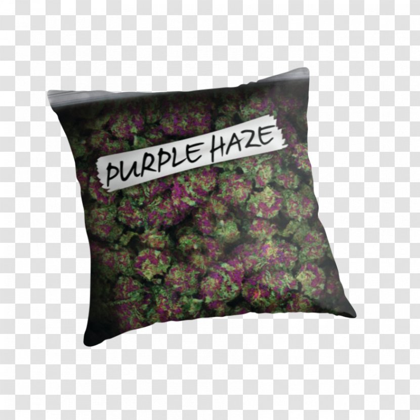 Purple Haze Cannabis Kush Pillow - Innovation Transparent PNG