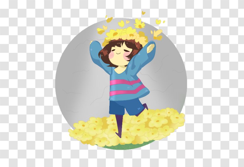 Undertale Flowey Toriel Fan Art - Child - Frisk Transparent PNG