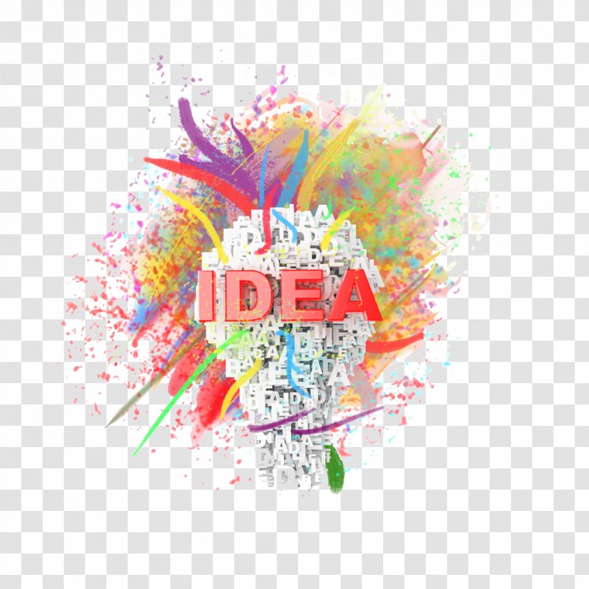 Idea Light Creativity Concept - Creative Colored Bulb Transparent PNG