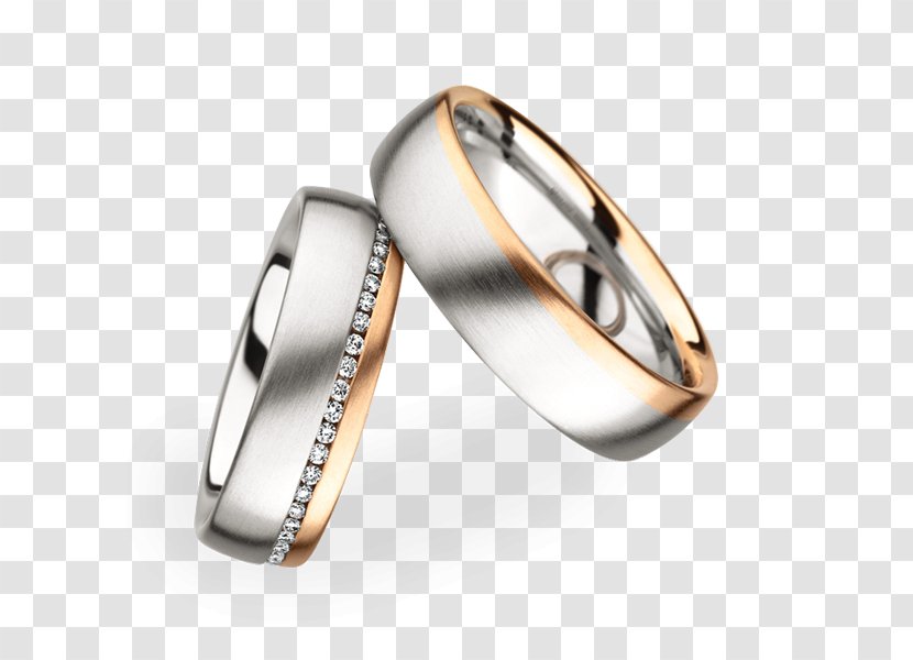 Wedding Ring Diamond Jewellery Białe Złoto Transparent PNG
