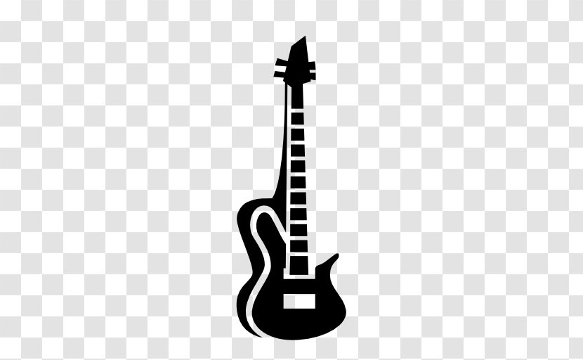 Electric Guitar Musical Instruments Bass - Cartoon - Axe Logo Transparent PNG
