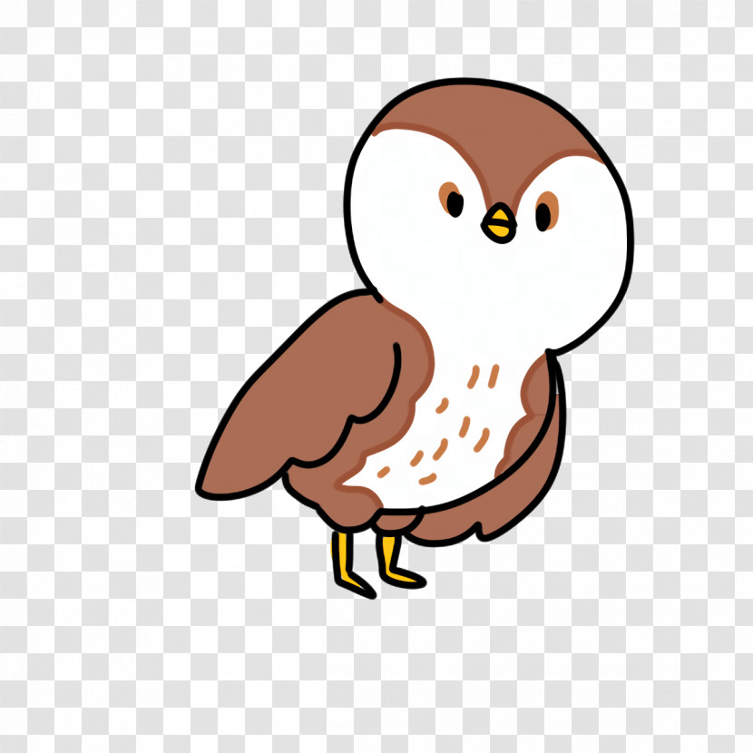 Cartoon Owl M Beak Transparent PNG