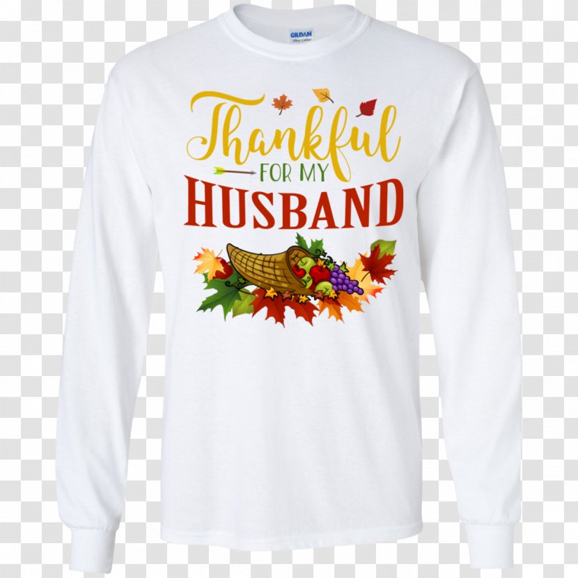 T-shirt Hoodie Sleeve Clothing - Grateful For Family Transparent PNG