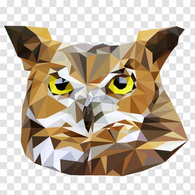 Owl Low Poly DeviantArt Animal Transparent PNG