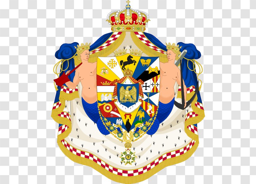 Kingdom Of Naples The Two Sicilies First French Empire Sicily Westphalia - Coat Arms - Royal England Transparent PNG