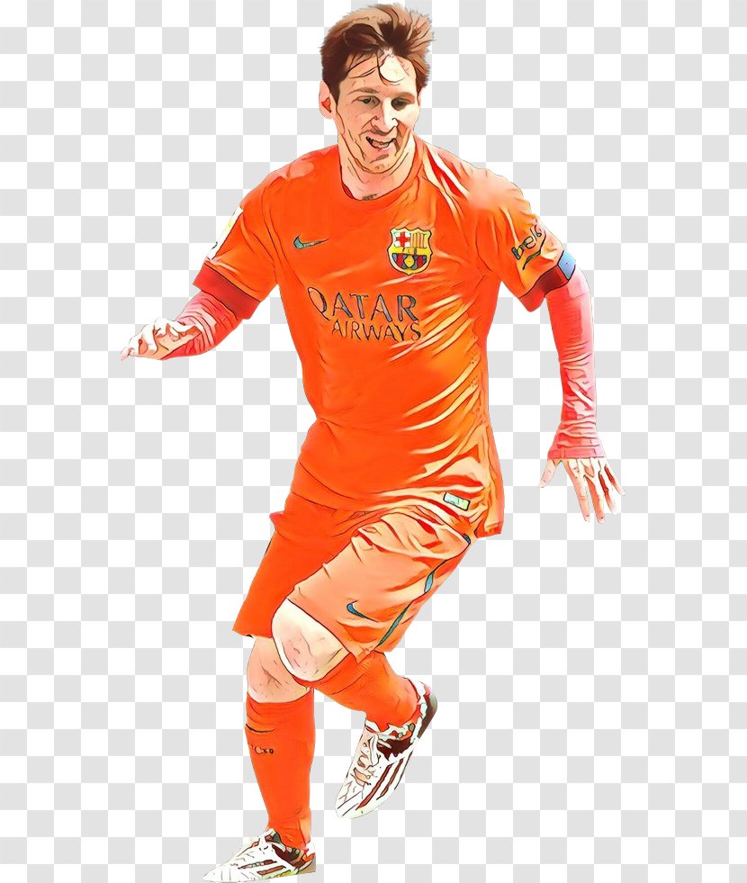 Messi Cartoon - Team Sport - Tshirt Sports Equipment Transparent PNG