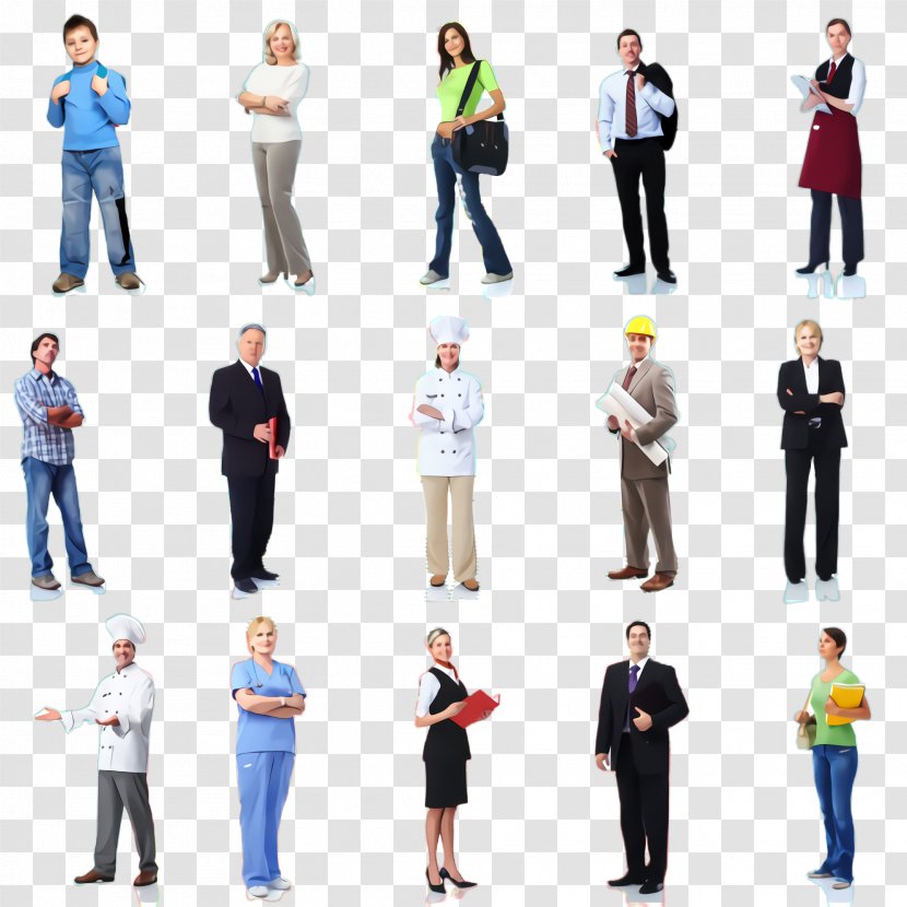 People Standing Fun Recruiter Businessperson - Gesture Transparent PNG