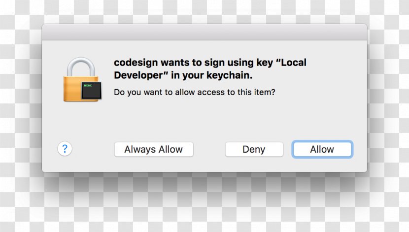 Keychain Access MacOS Xcode Dialog Box Electronics Accessory - Wireless Router - Tag Transparent PNG