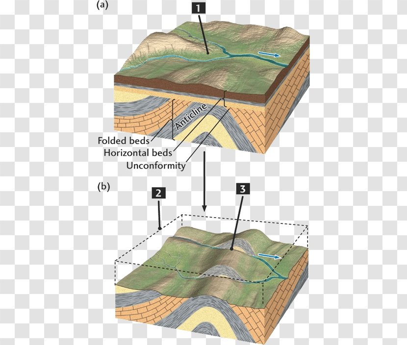 Drainage System Antecedent Stream Basin River - Pattern Material Transparent PNG
