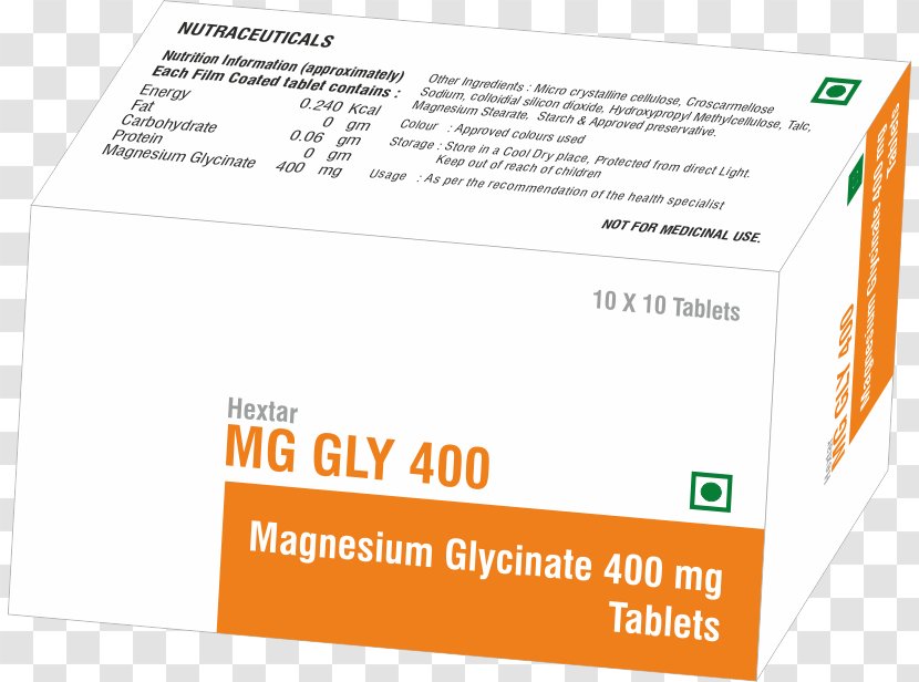 Brand Font - Magnesium Glycinate Transparent PNG