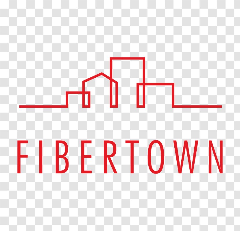 Fibertown Logo Organization Line Brand - Rectangle Transparent PNG