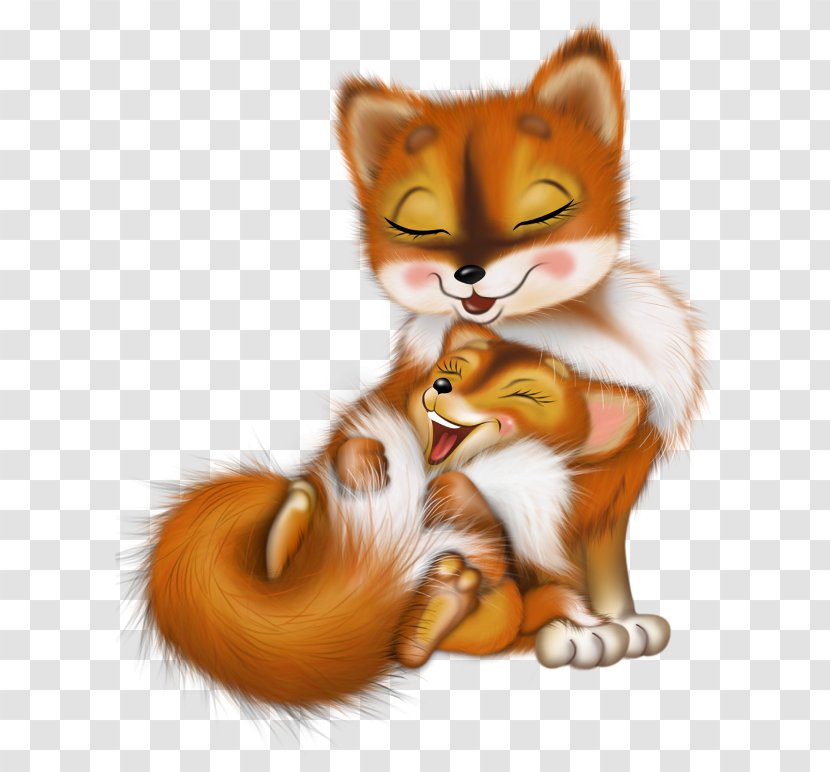 Drawing Red Fox Infant Clip Art - Watercolor - Cartoon Transparent PNG