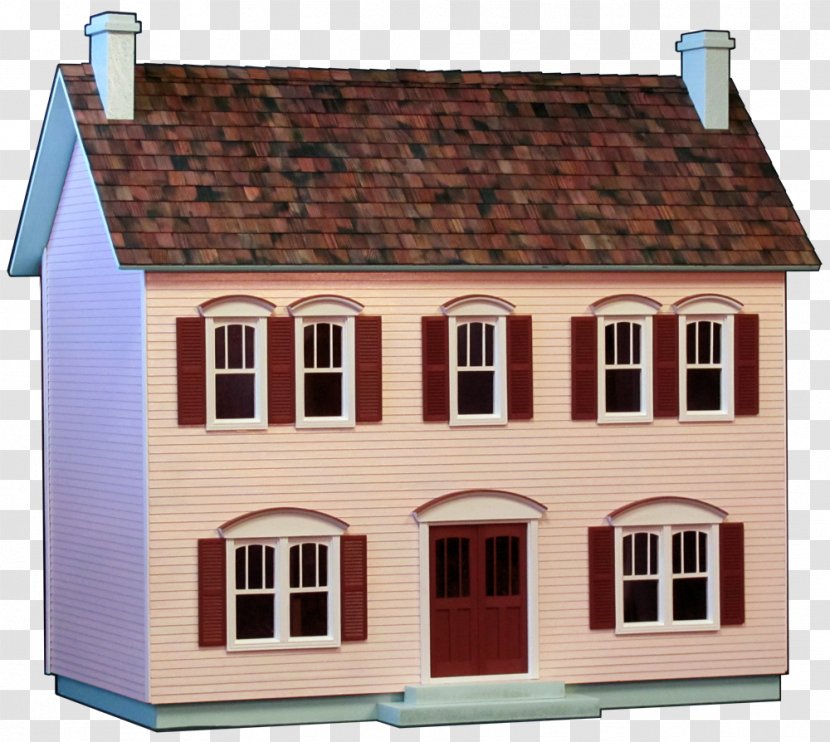 Roof House Property Dollhouse Toy - Home - Facade Playhouse Transparent PNG