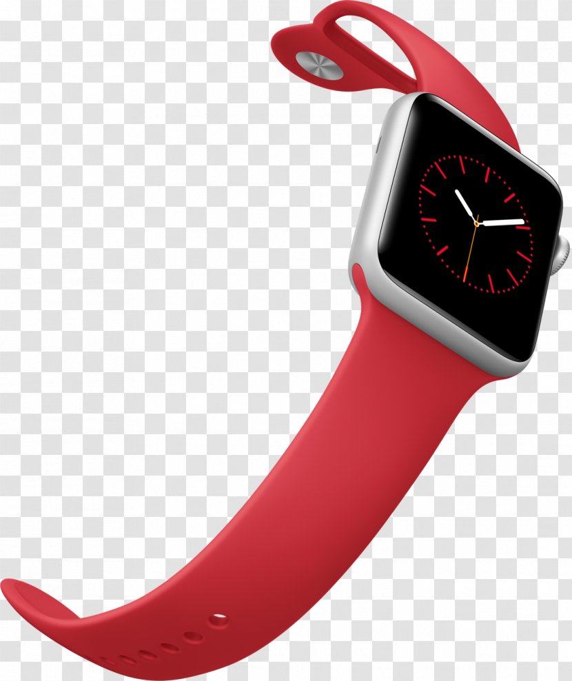 Apple Watch Series 3 Product Red Telephone Transparent PNG