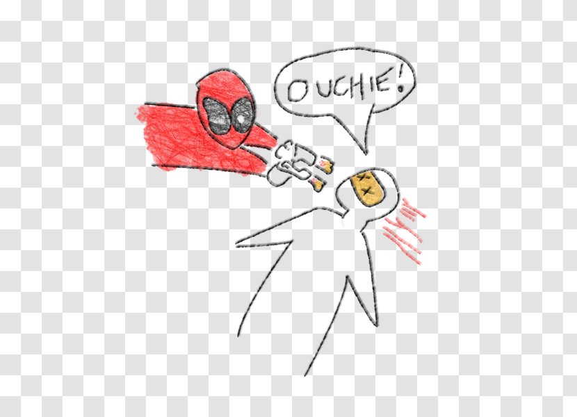 Deadpool Drawing Image Spider-Man Illustration - Cartoon - Wake Up America Humor Transparent PNG