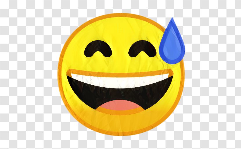 Happy Face Emoji - Yellow - Comedy Laugh Transparent PNG