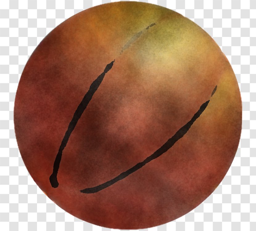 Brown Plate Circle Basketball Transparent PNG