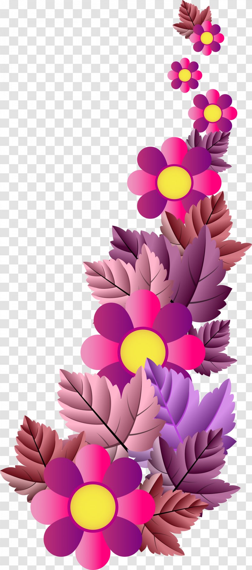 Floral Design Cut Flowers DeviantArt - Purple - Flower Transparent PNG