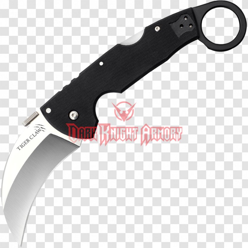 Pocketknife Cold Steel Blade Karambit - Knife Transparent PNG
