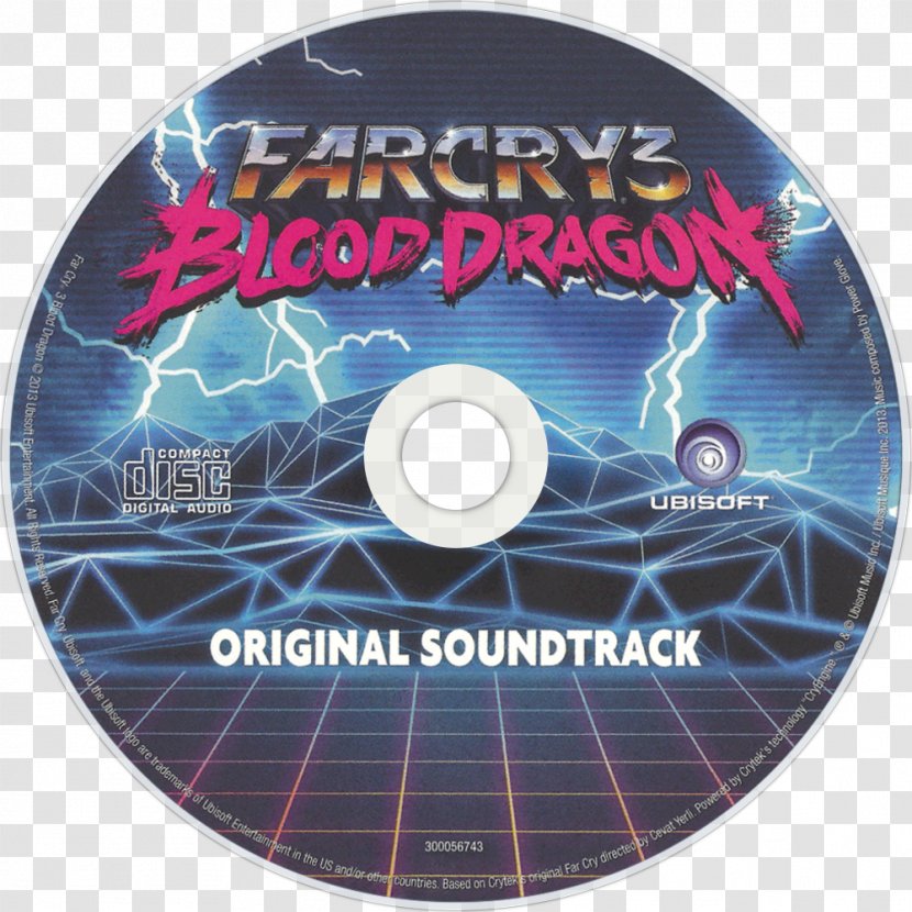 Far Cry 3: Blood Dragon Compact Disc Power Glove Trials Of The (Original Game Soundtrack) - Silhouette Transparent PNG