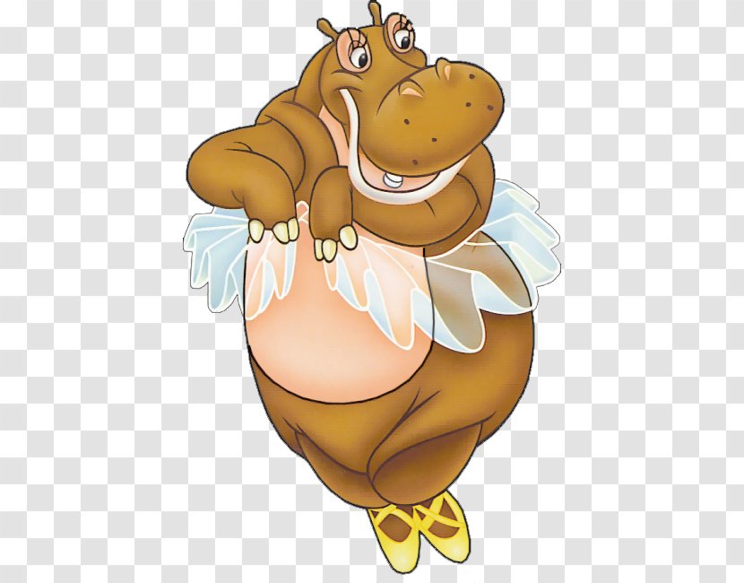 The Hippopotamus Cartoon Clip Art - Fantasia - Hippo Clipart Transparent PNG