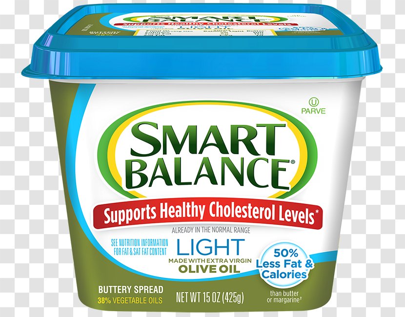 Smart Balance HeartRight Light Buttery Spread Olive Oil - Butter Transparent PNG