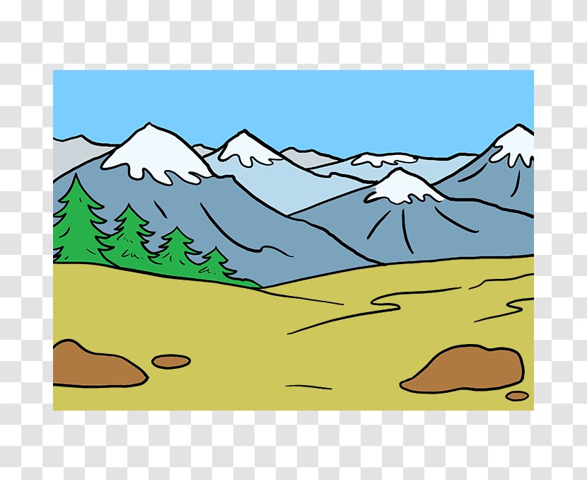 Chimborazo Drawing Sketch Image Mountain - Composition Transparent PNG