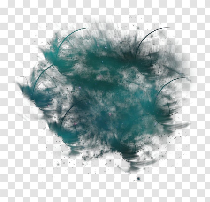 Feather - Turquoise - Cloud Transparent PNG