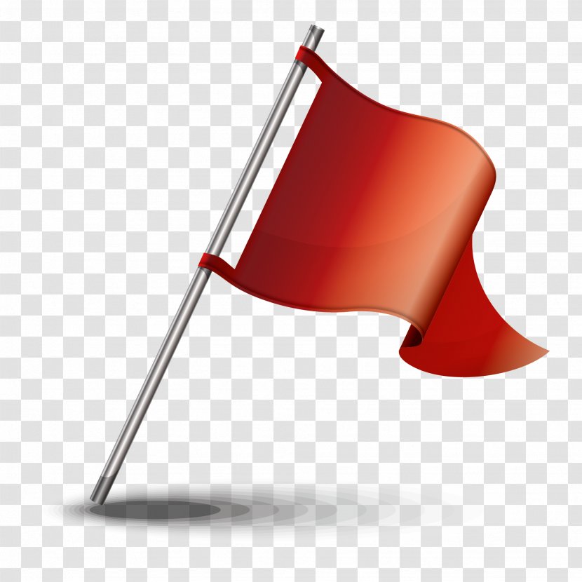 Red Flag - Vector Transparent PNG