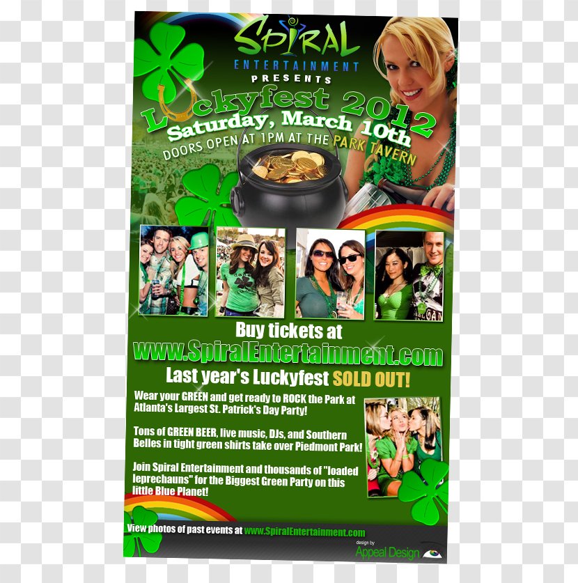 Green Flyer Saint Patrick's Day Product - Advertising - Architecture Poster Transparent PNG
