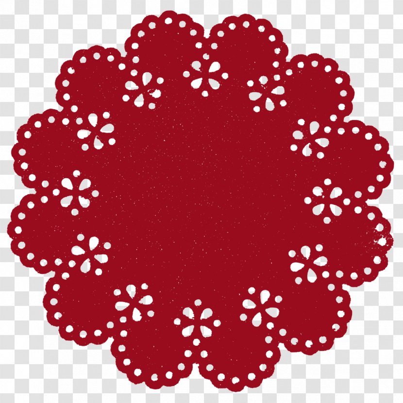 Red Circle - Placemat - Tablecloth Linens Transparent PNG