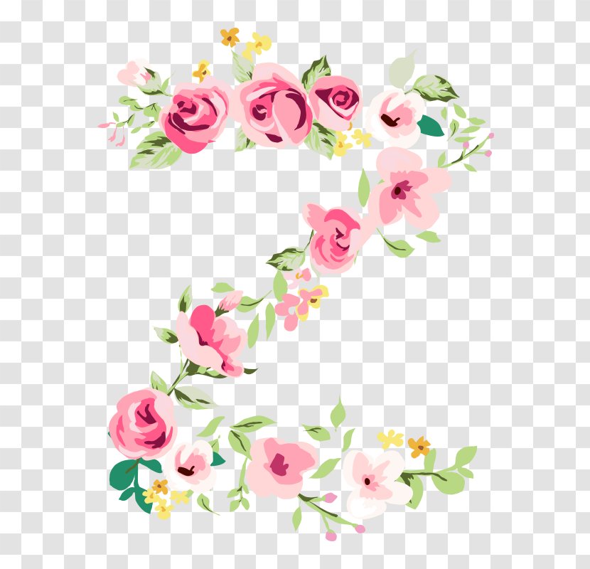 Floral Design Flower Letter Illustration - Floristry - Alphabet L Transparent PNG