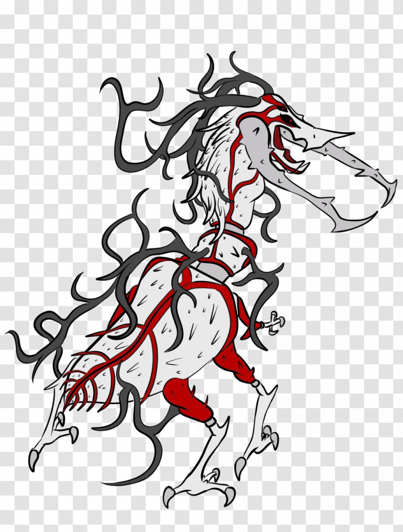 Horse Drawing Line Art Clip - Heart Transparent PNG