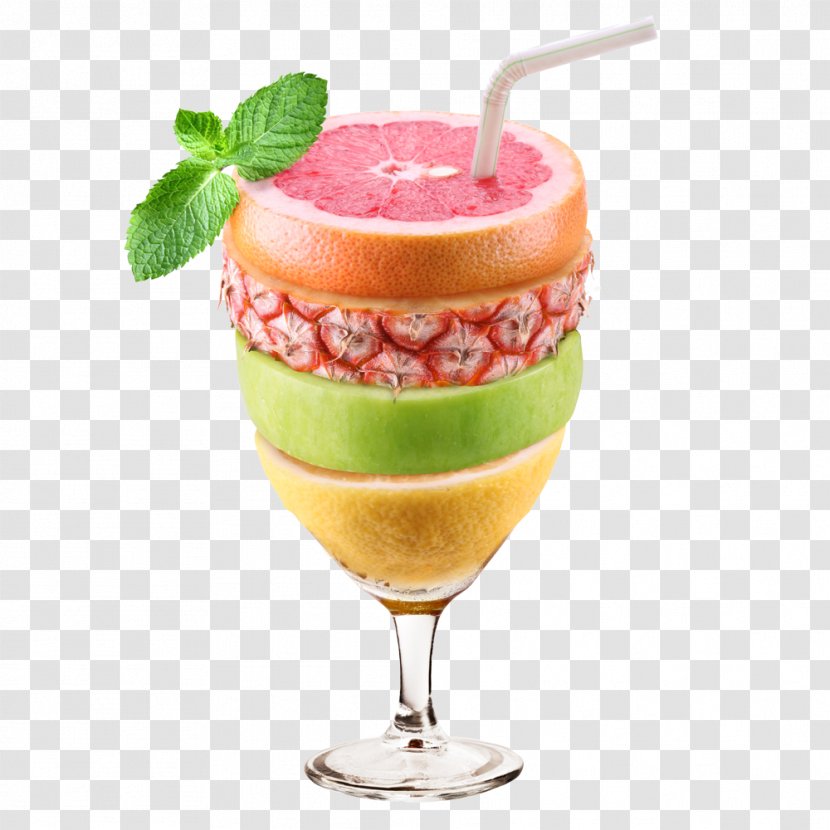 Ice Cream Orange Juice Cocktail - Glass - Fruit Drinks Transparent PNG