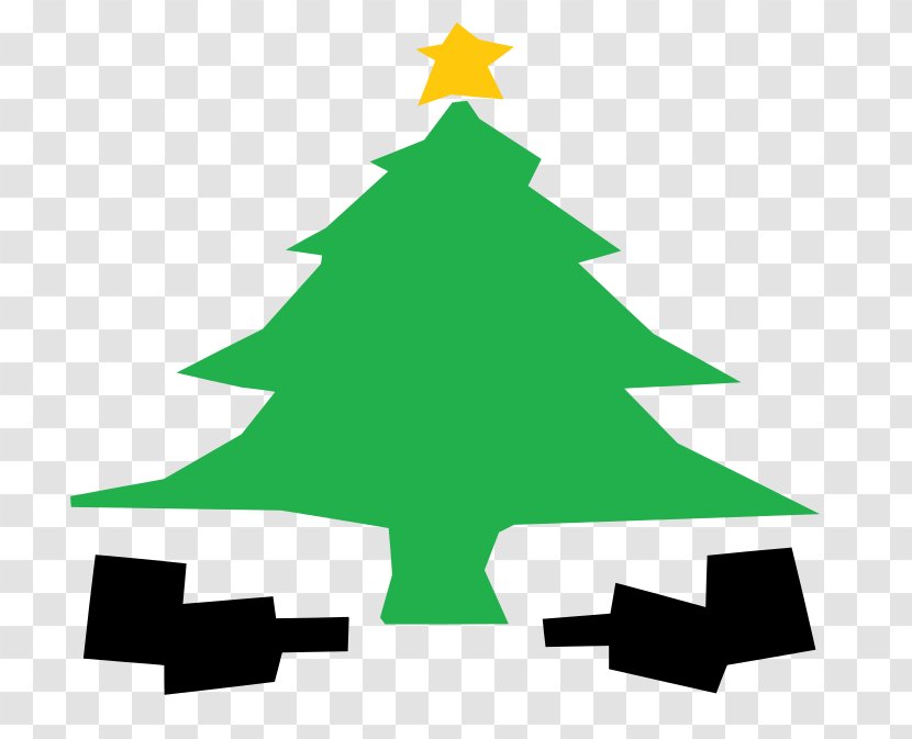 Christmas Tree Clip Art Openclipart Spruce Fir - Decoration - Lazur Transparent PNG
