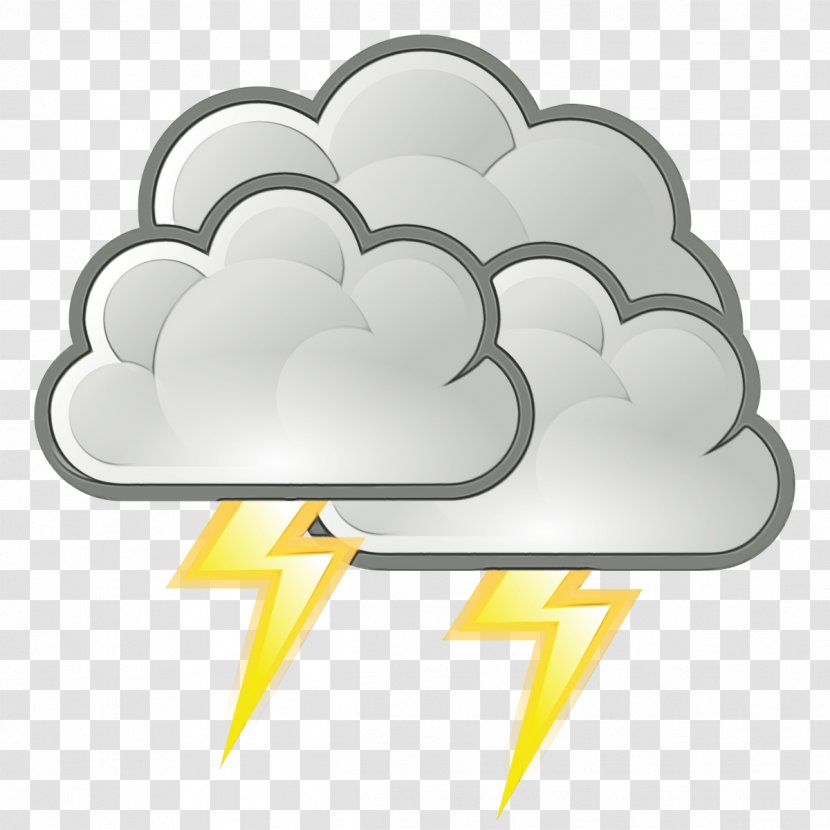 Thunderstorm Thundersnow Cloud - Metal Logo Transparent PNG