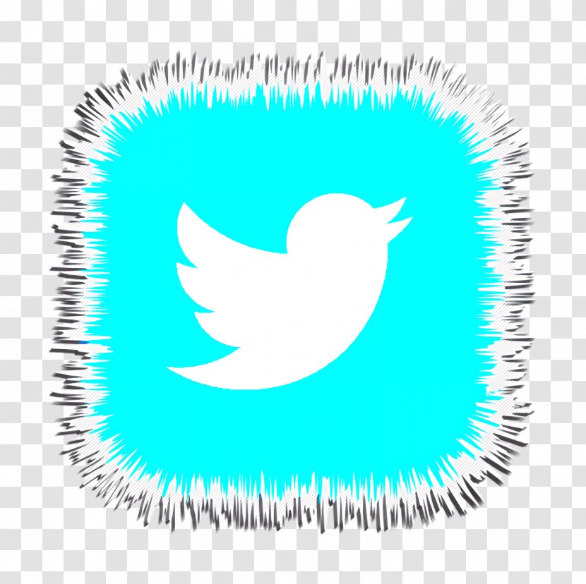 Social Media Icons Background - Twitter Icon - Logo Feather Transparent PNG