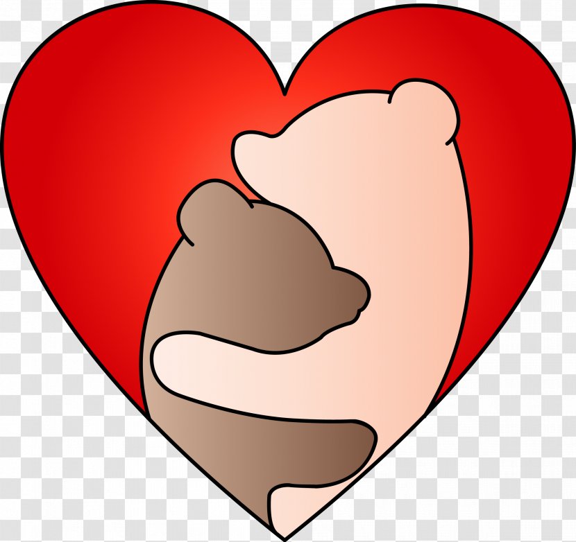 Bear Hug Clip Art - Heart Transparent PNG