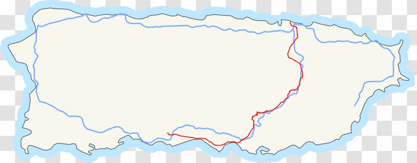 Puerto Rico Highway 14 Cayey Carretera Central 10 Coamo - Map - Road Transparent PNG