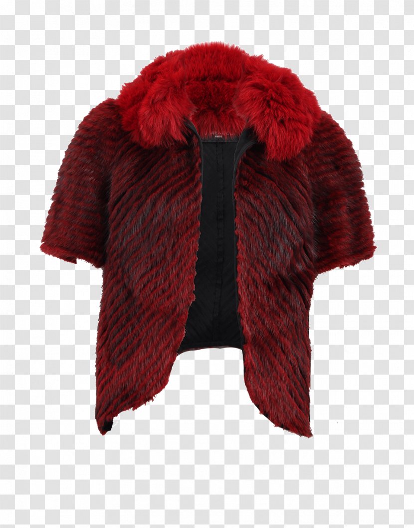 Fur Wool Cardigan - Shawl Transparent PNG
