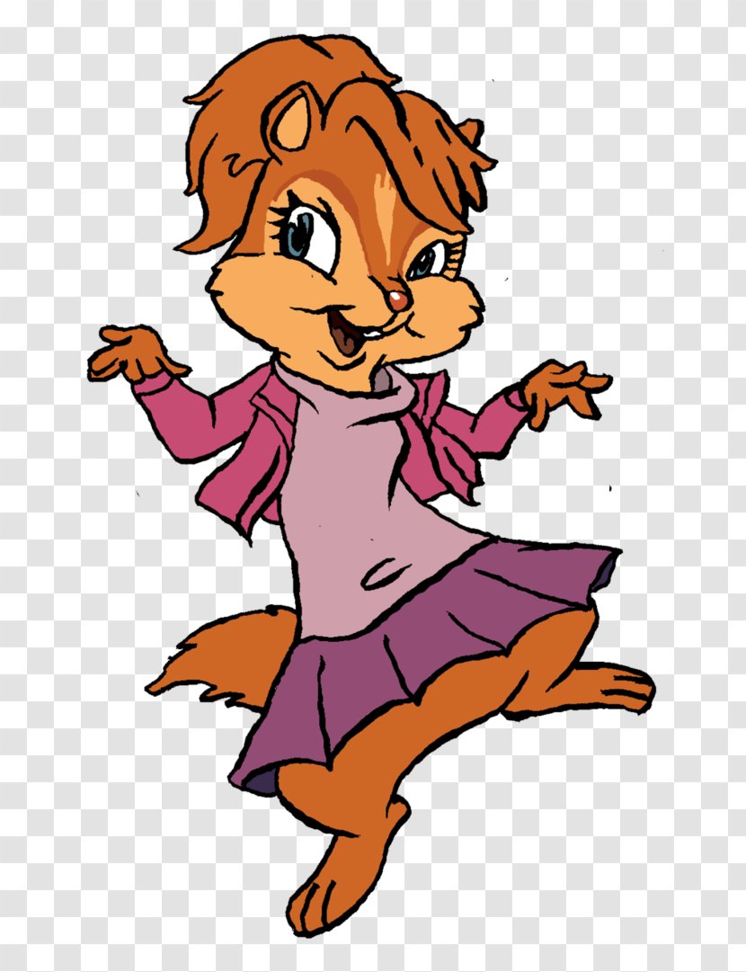 Eleanor The Chipettes Brittany Alvin And Chipmunks Drawing - Organism - Carnivoran Transparent PNG