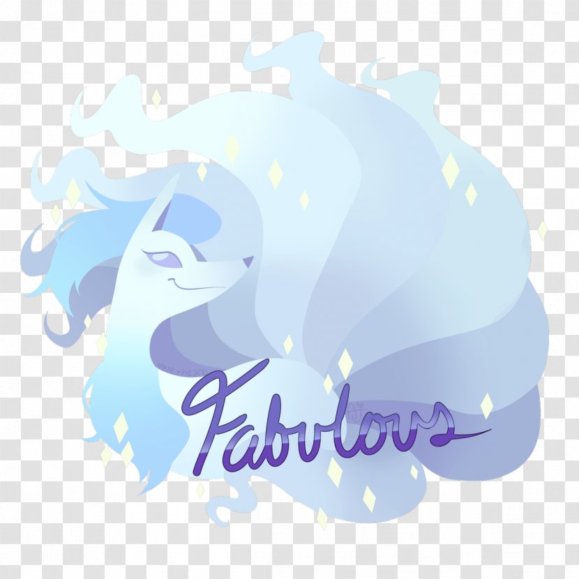 Vulpix Ninetales Marine Mammal - Blue - Lougaroc Transparent PNG