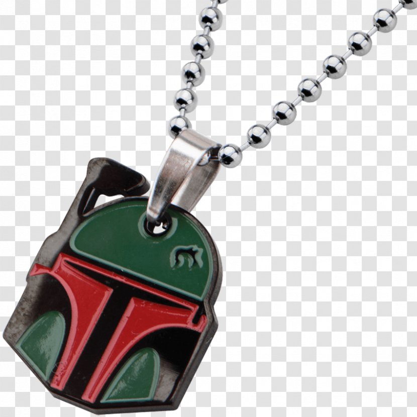 Locket Boba Fett Necklace Jewellery Chain Transparent PNG