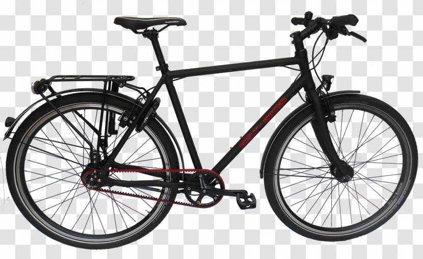 Hybrid Bicycle BMX Cycling Single-speed - Belt Drive Bike Transparent PNG