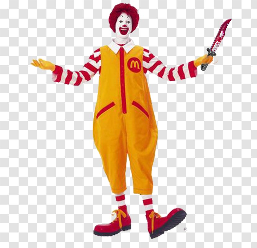 Ronald McDonald 2016 Clown Sightings It McDonald's - Mascot Transparent PNG